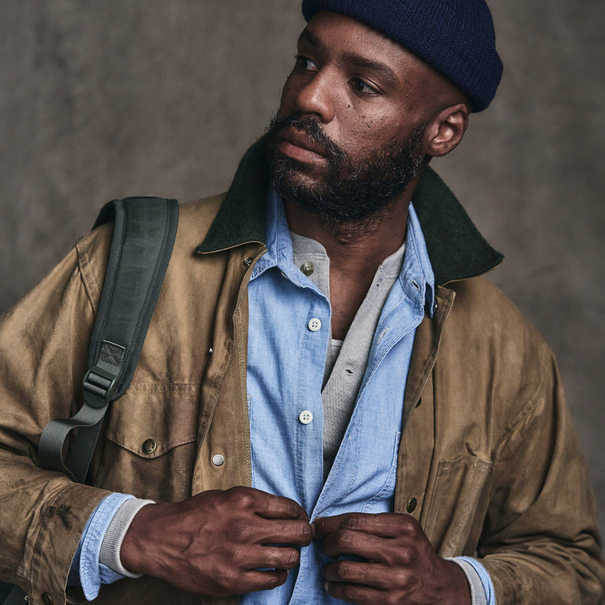 Filson Chambray CPO Shirt Light Indigo Chambray, stoer, sterk en licht overhemd, heerlijk om in te werken Filson Chambray CPO Shirt Light Indigo Chambray, stoer, sterk en licht overhemd, heerlijk om in te werken