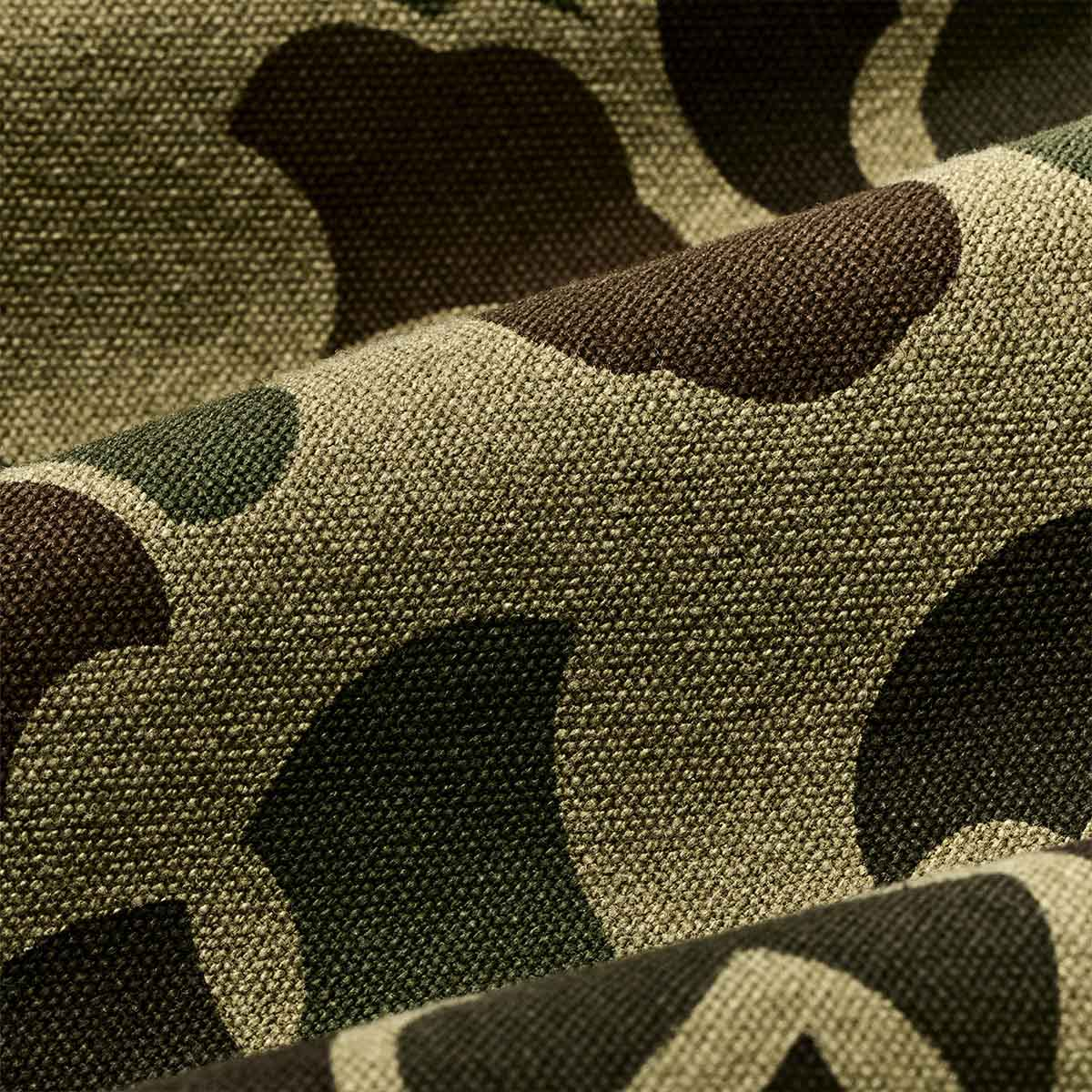 Filson Fleece Lined Jac-Shirt Tundra Shrub Camo, gemaakt met stevig 10-oz. cotton canvas