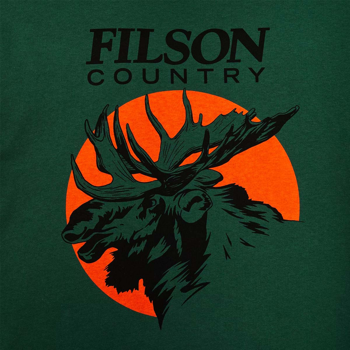 Filson Pioneer Graphic T-Shirt Green/Moose, detail