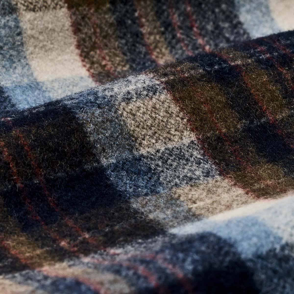 Filson Wool Jac-Shirt Brown/Light Blue Multi Plaid, gemaakt van 18-oz. 100% wool Filson Wool Jac-Shirt Brown/Light Blue Multi Plaid , gemaakt van 18-oz. 100% wool