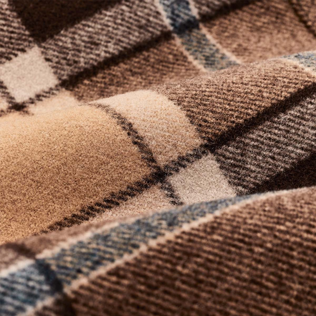 Filson Women's Lined Wool Packer Coat Cream/Brown/Multi, Gemaakt met warme, duurzame 24-oz. 100% Virgin Wool