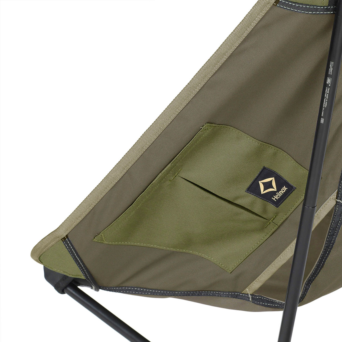 Helinox Tactical Chair One Military Olive, with added pockets to secure valuables and gear Helinox Tactical Chair One Military Olive, with added pockets to secure valuables and gear