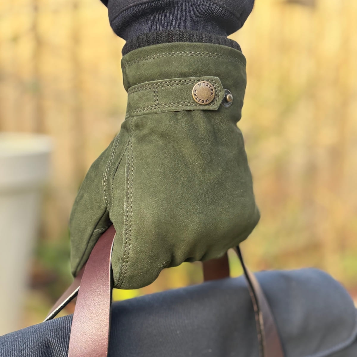 Hestra Bergvik Glove Bottle Green, warmte, duurzaamheid en soepelheid