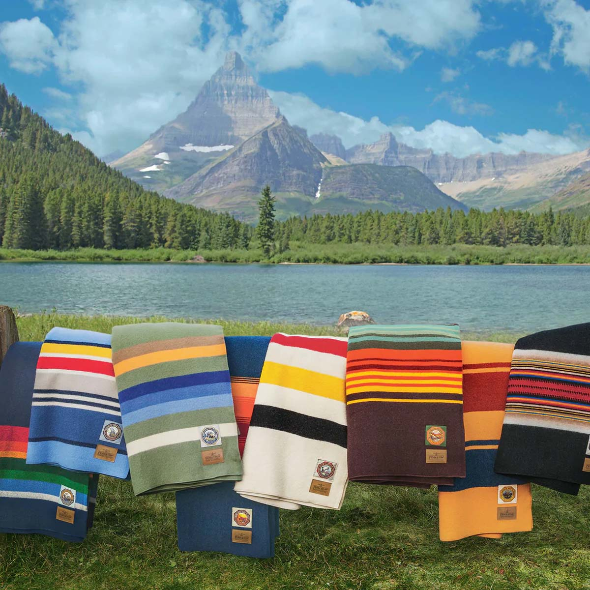 Pendleton National Park Full Blanket Collectie, dekens perfect voor picknicks, kamperen of lekker binnen zitten