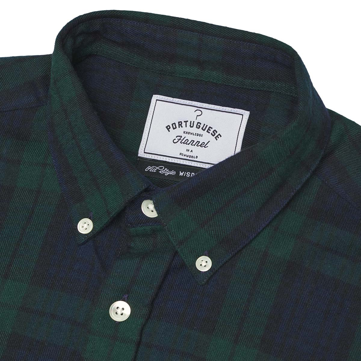 Portuguese Flannel Bonfim Shirt, gemaakt van de fijnste exclusieve stoffen