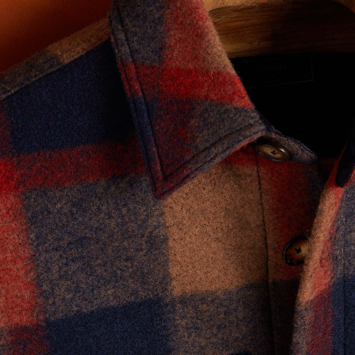 Portuguese Flannel Catch Checked Brushed-Fleece Overshirt, gemaakt van de fijnste exclusieve stoffen