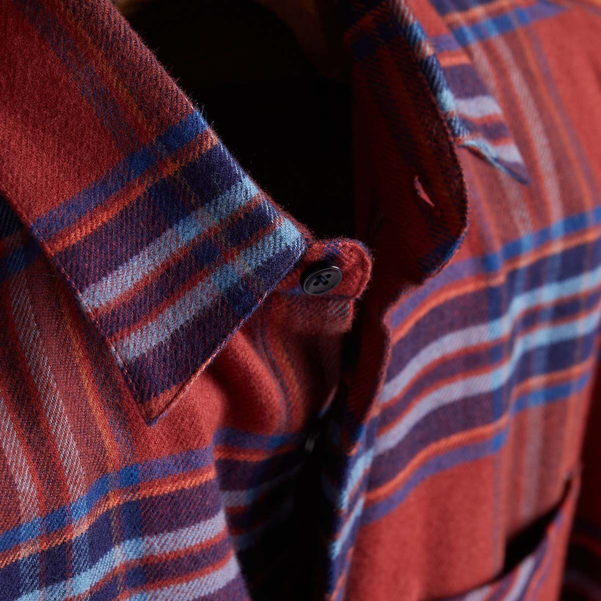 Portuguese Flannel Pau Checked Cotton-Flannel Shirt, gemaakt van de fijnste exclusieve stoffen