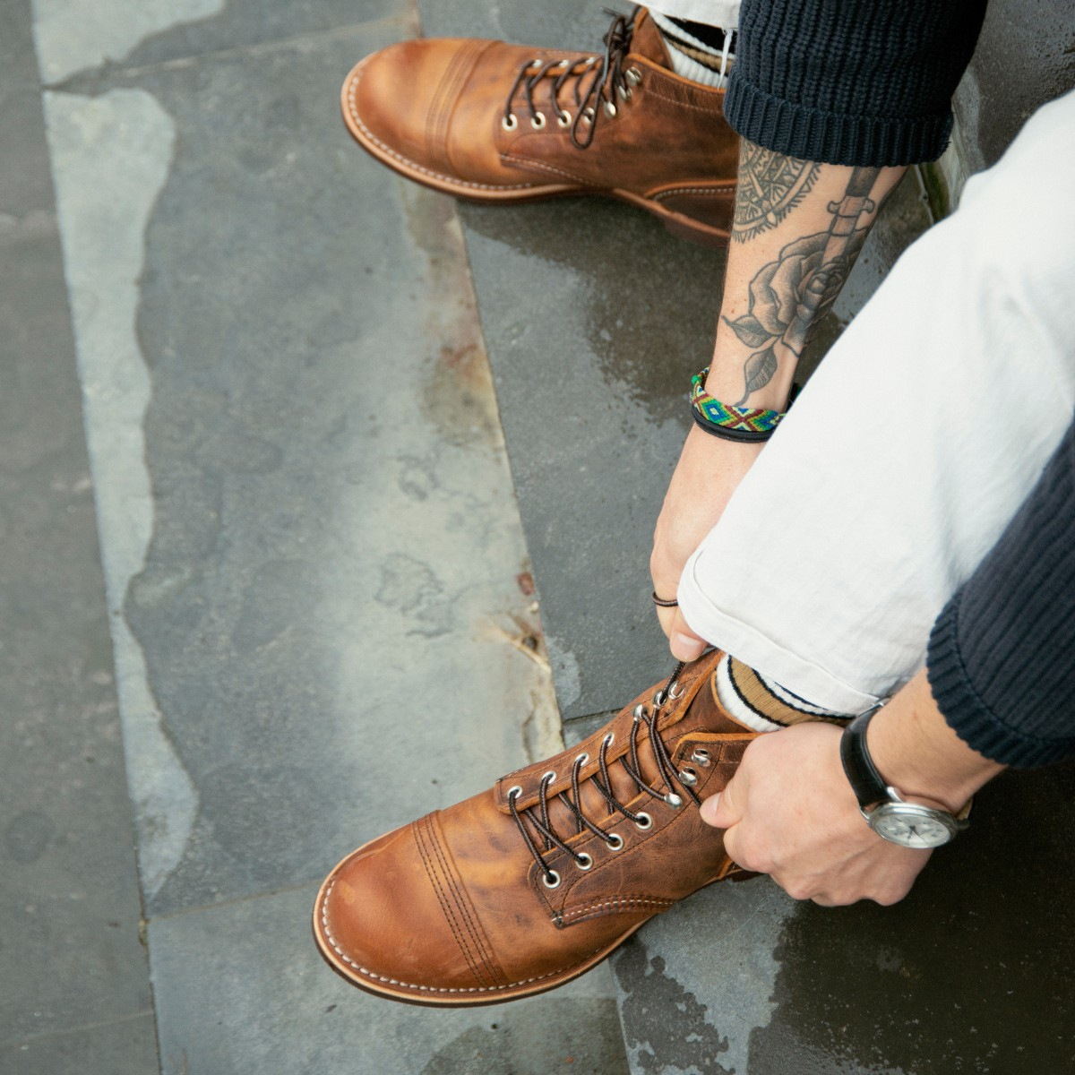 The Red Wing 8085 Iron Ranger Boot in Copper Rough & Tough is built to last a lifetime.