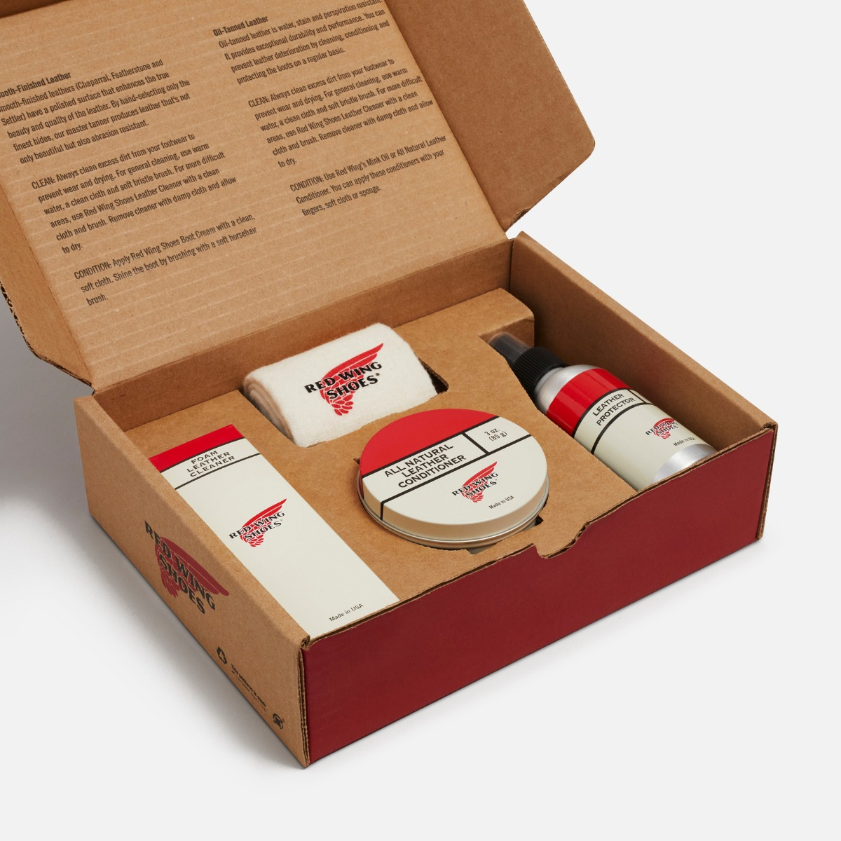 Red Wing 98030 Oil-Tanned Care Kit – Reinig & Bescherm Je Leren Laarzen | Beaubags