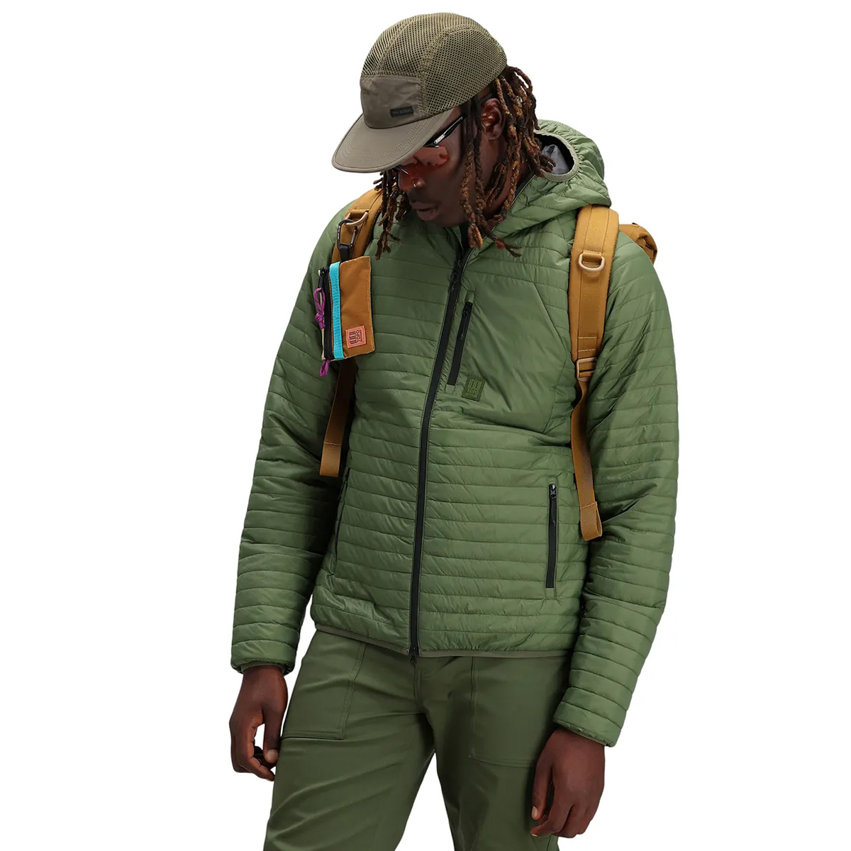 Topo Designs Global Hat Olive, Een betrouwbare metgezel voor zonnige reizen