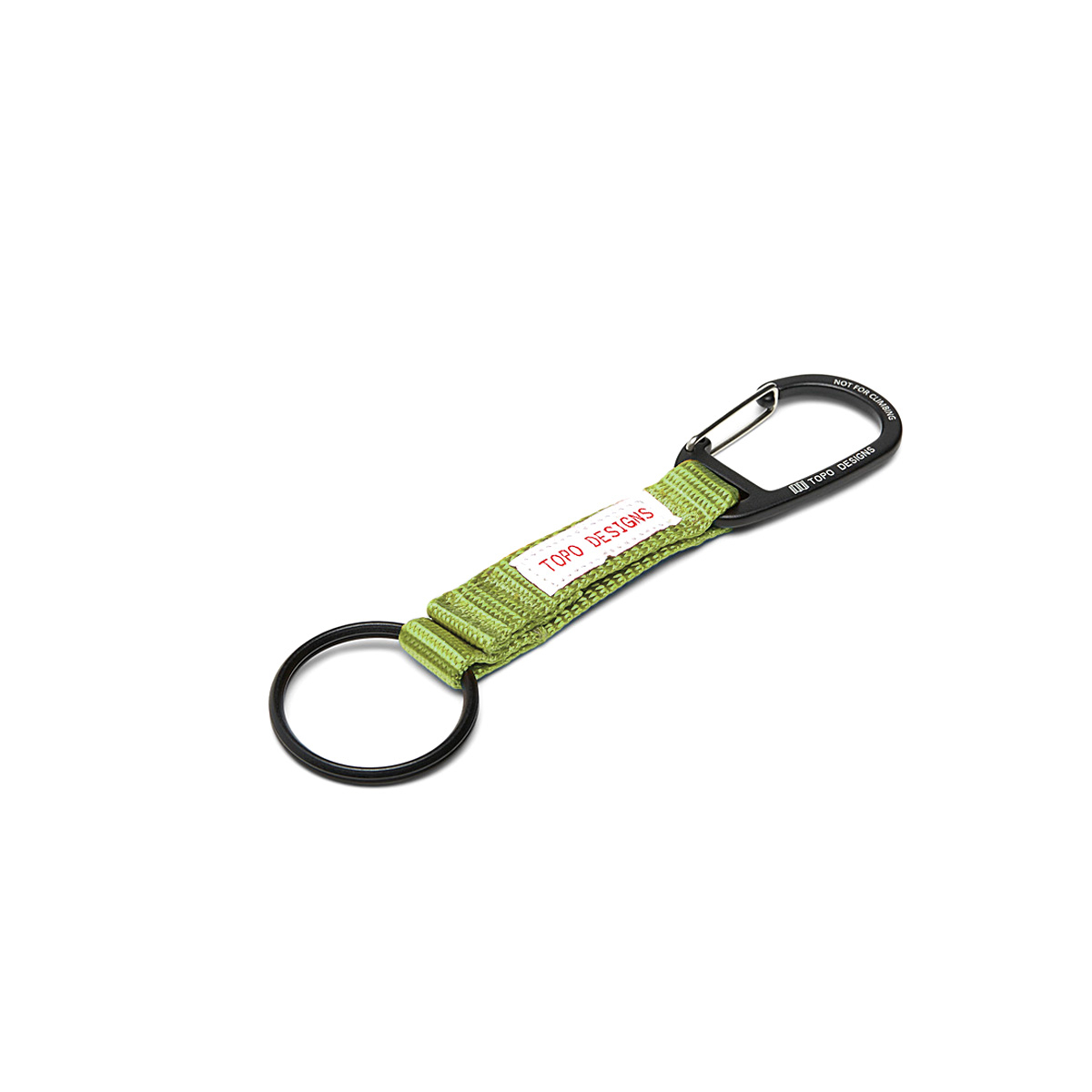 Topo Designs Key Clip Olive, houd sleutels bij de hand en zichtbaar met de Key Clip