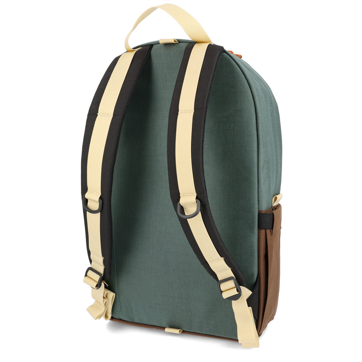 Topo Designs Daypack Classic Forest/Cocoa, geweldig als een alledaagse werk-rugtas, met altijd genoeg ruimte om een extra jas of trui mee te nemen
