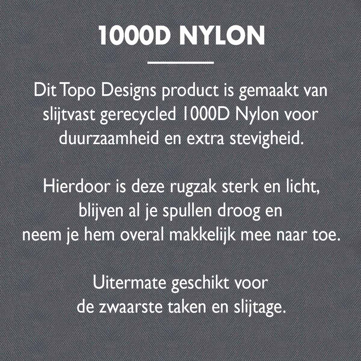 Topo Designs Daypack Tech, 1000D Nylon