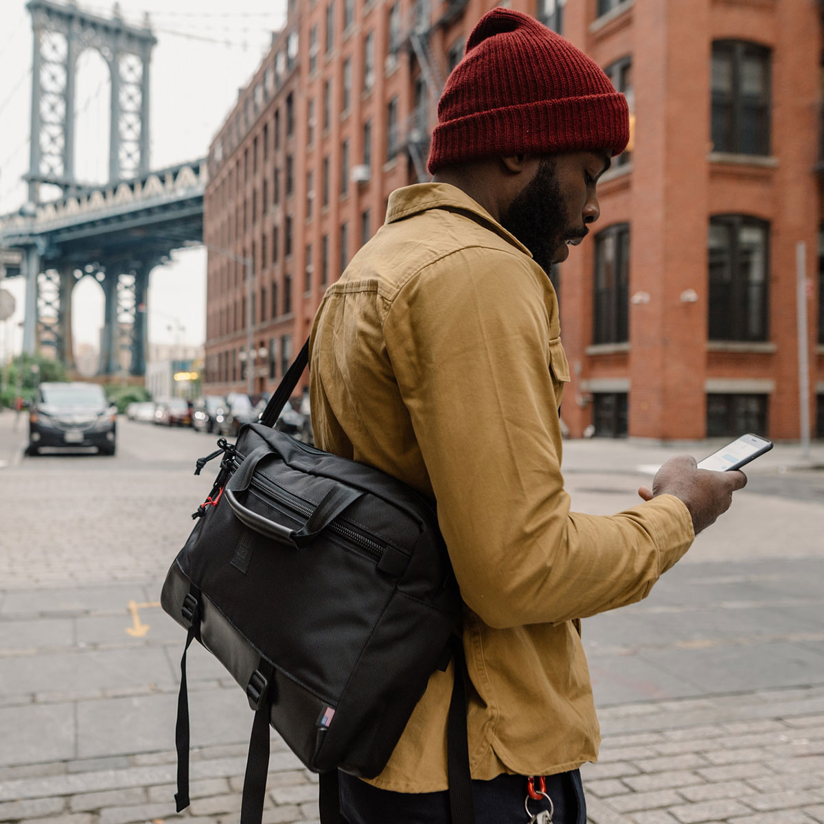 Topo Designs Commuter Briefcase, aktetas, schoudertas en rugzak in één