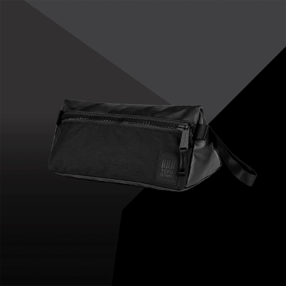 Topo Designs Dopp Kit Premium Black, toilettas speciaal ontworpen voor minimalistisch reizen