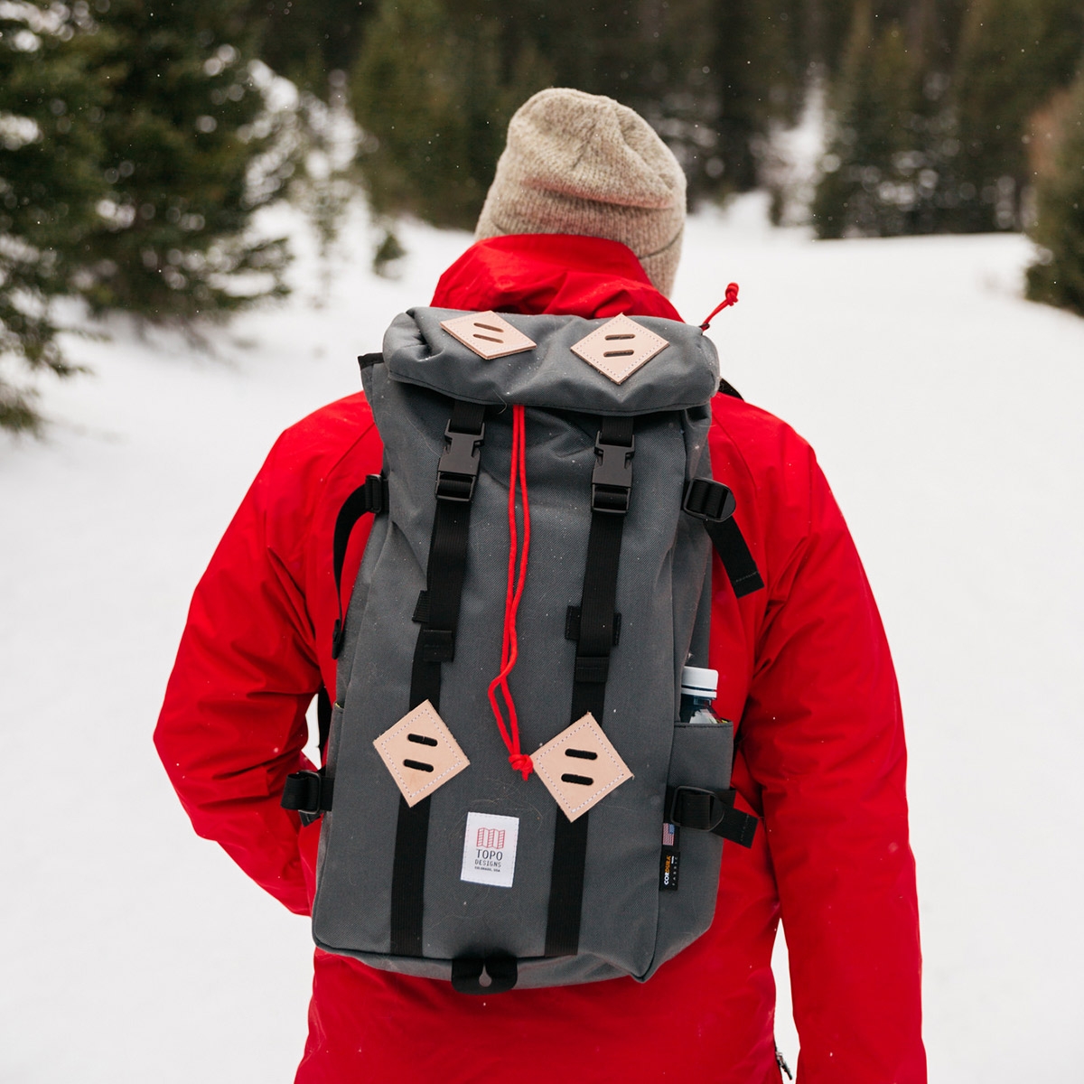 Topo Designs Klettersack Charcoal, perfect backpack for men and women