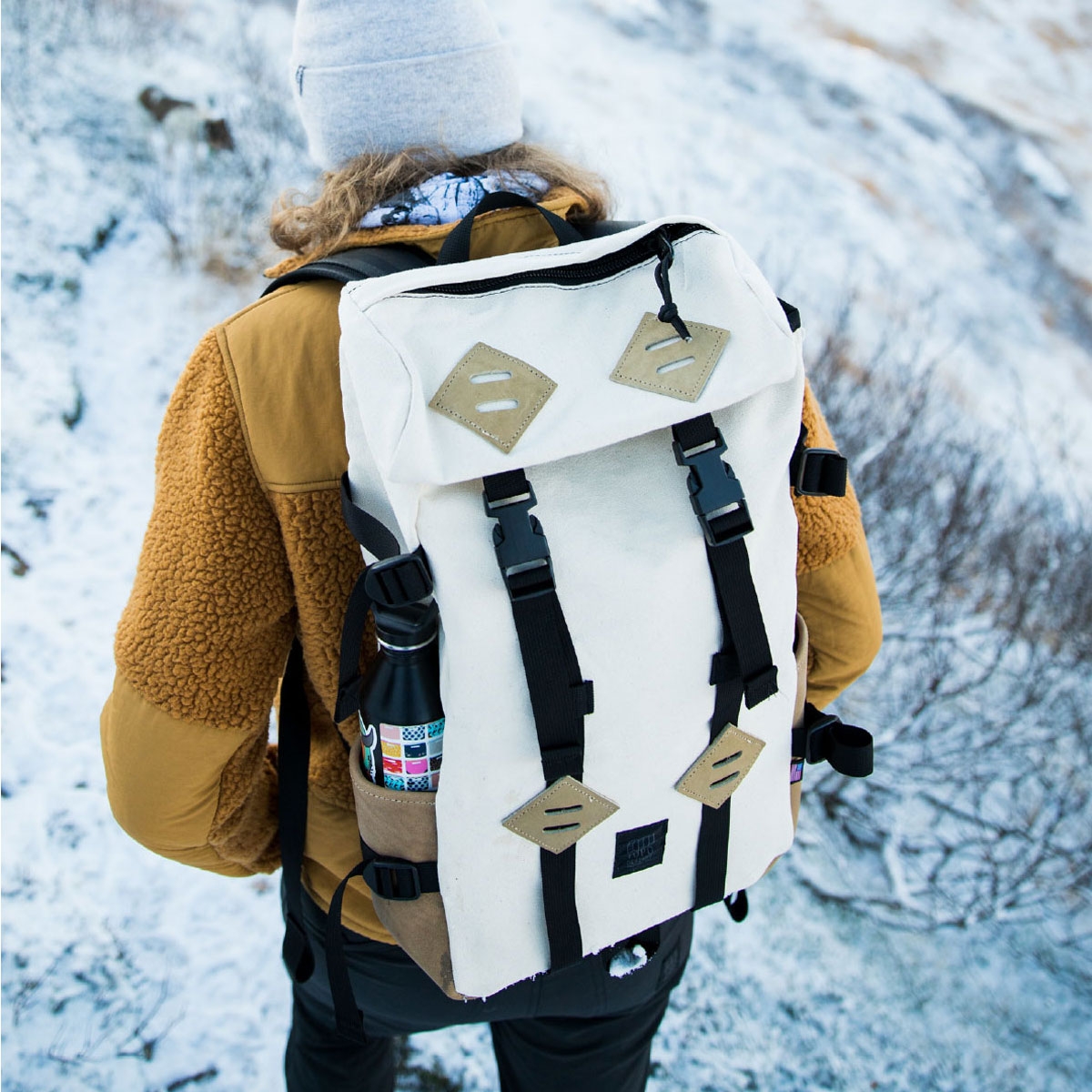 Topo Designs Klettersack Natural/Khaki Leather