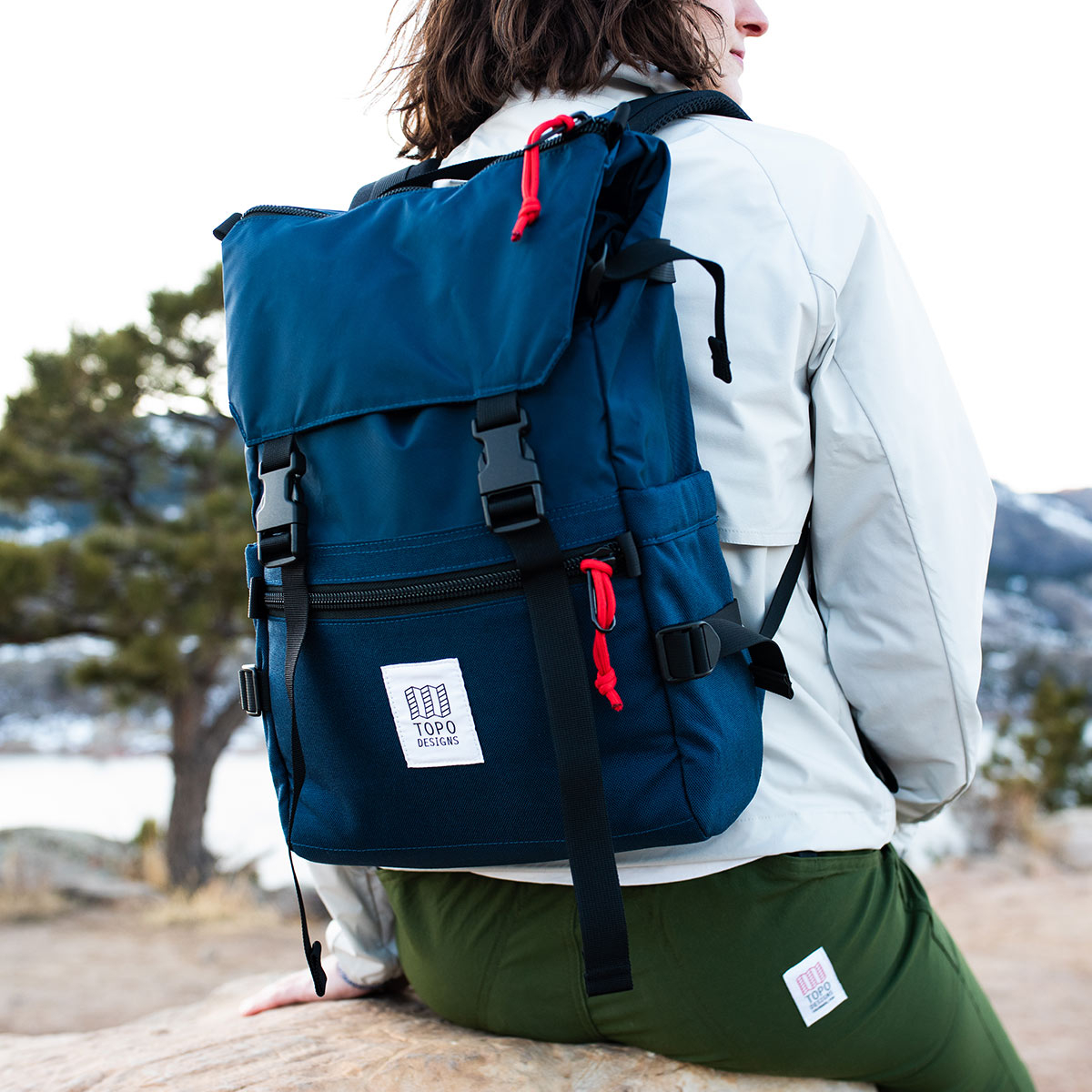 Topo Designs Rover Pack Classic Navy, de ultieme rugzak voor dagelijks gebruik