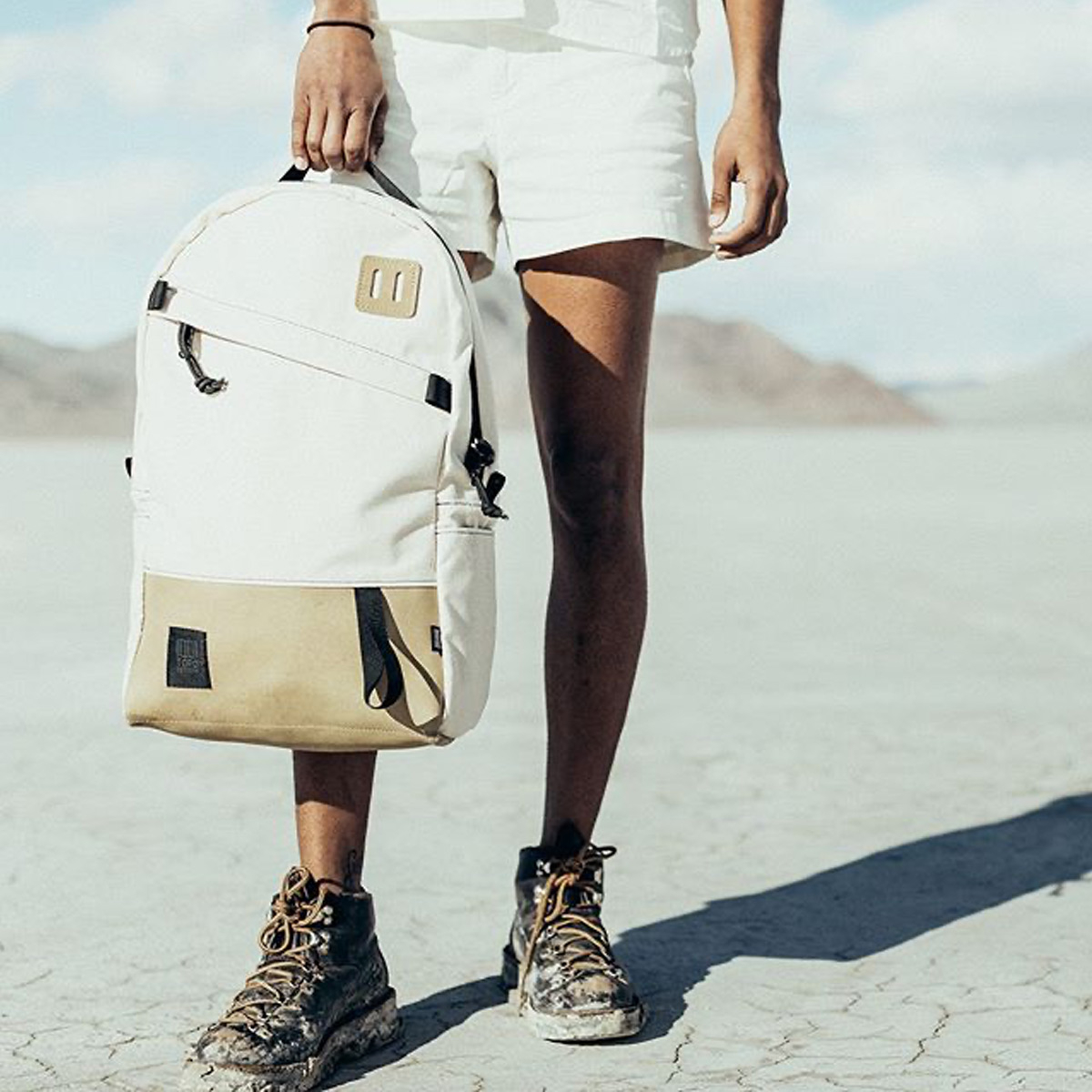 Topo Designs Daypack Natural/Khaki Leather, beautiful daypack in naturel colors