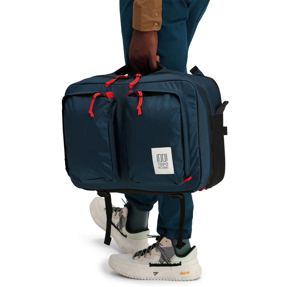 Topo Designs Global Briefcase Navy, de perfecte tas om elke dag mee te nemen