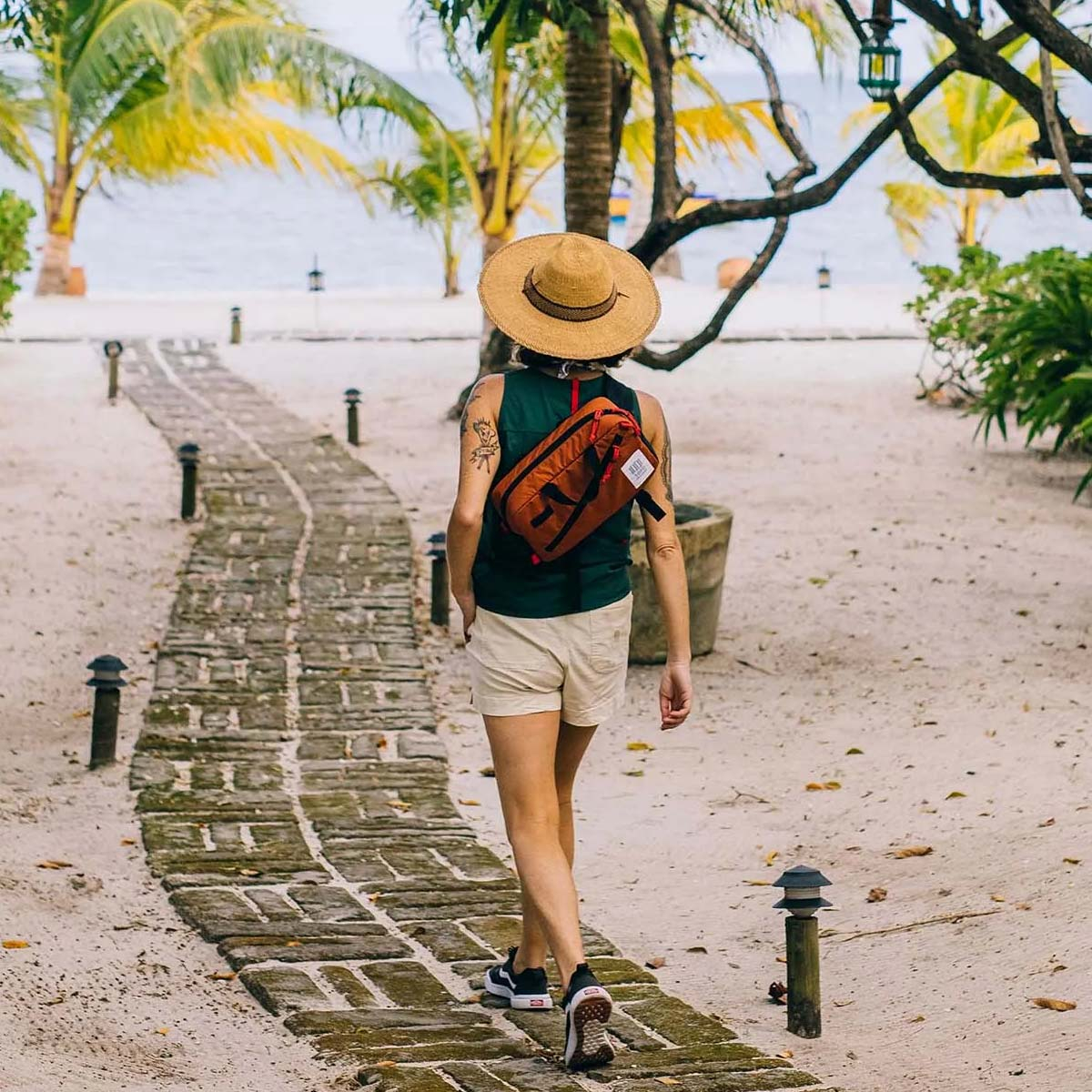 Topo Designs Quick Pack, a well-built, secure bag for travel