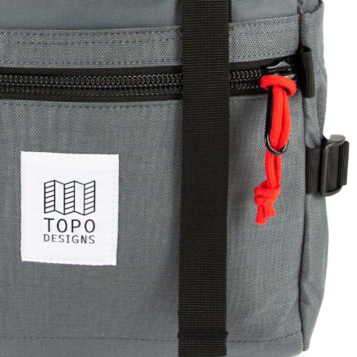 Topo Designs Rover Pack Classic Charcoal, sterke, moderne en tijdloze rugzak