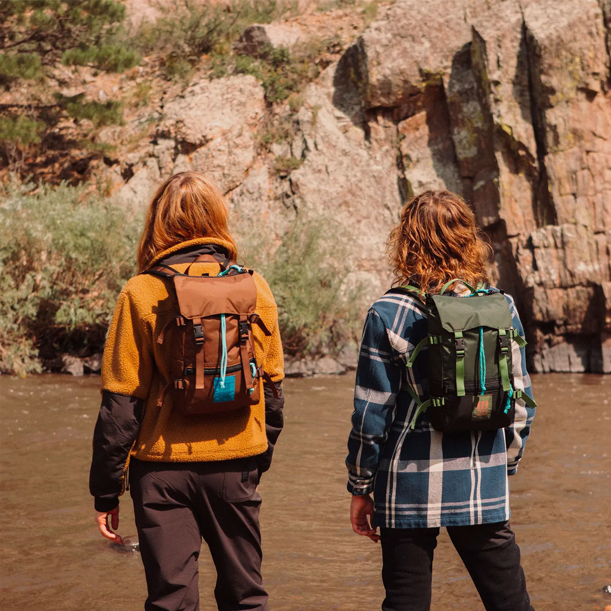 Topo Designs Rover Pack - Mini Mini Cocoa, statement-makende rugtas met de perfecte maat om boodschappen mee te doen of mee te nemen tijdens een wandeling